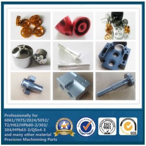 CNC 가공 중국 양극 처리 된 알루미늄 부품 가공 부품 공장